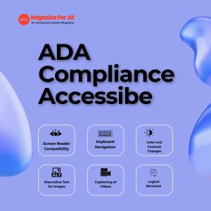 Visual representation of ADA compliance, showcasing accessible design elements for improved disability access.