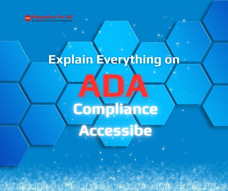 Image illustrating ADA compliance with accessible design elements and features for individuals with disabilities.